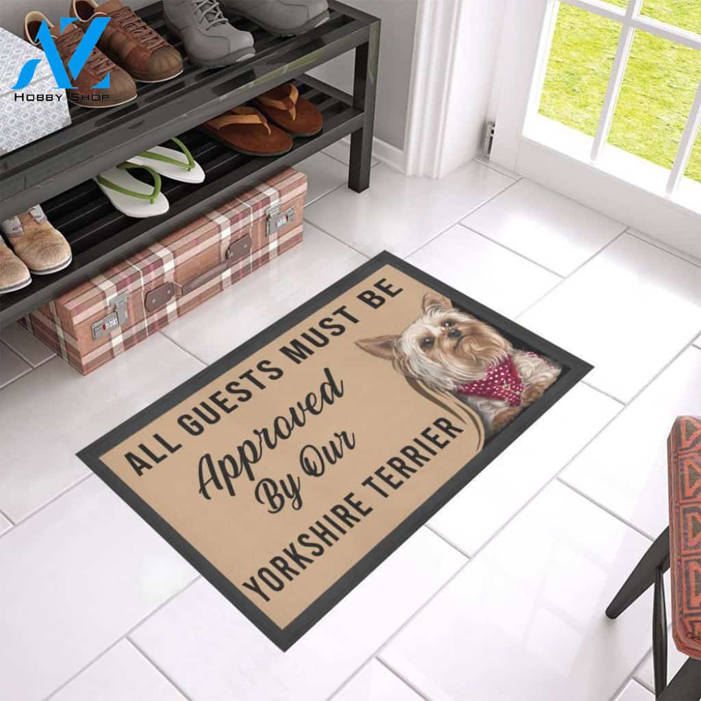 Yorkshire Terrier Home Decor Doormat - Welcome Mat - House Warming Gift