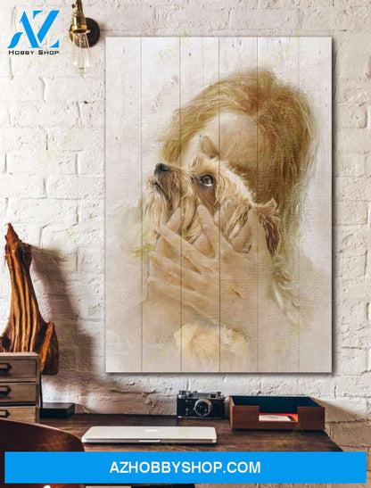 Yorkshire Terrier,Peace With God Easter Canvas And Poster, Wall Decor Visual Art, Wall Poster, My Poster Wall