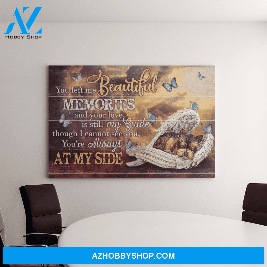 Landscape God Canvas Wall Art - Jesus Canvas Wall Art - Yorkshire - You left me beautiful memories and your love is still my guide Canvas