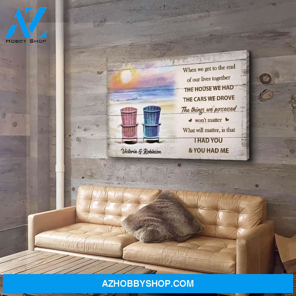 You And I - Personalized Custom Name Canvas