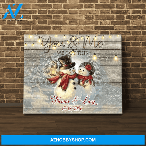 Personalized Canvas, You And Me We Got This Canvas Wall Art