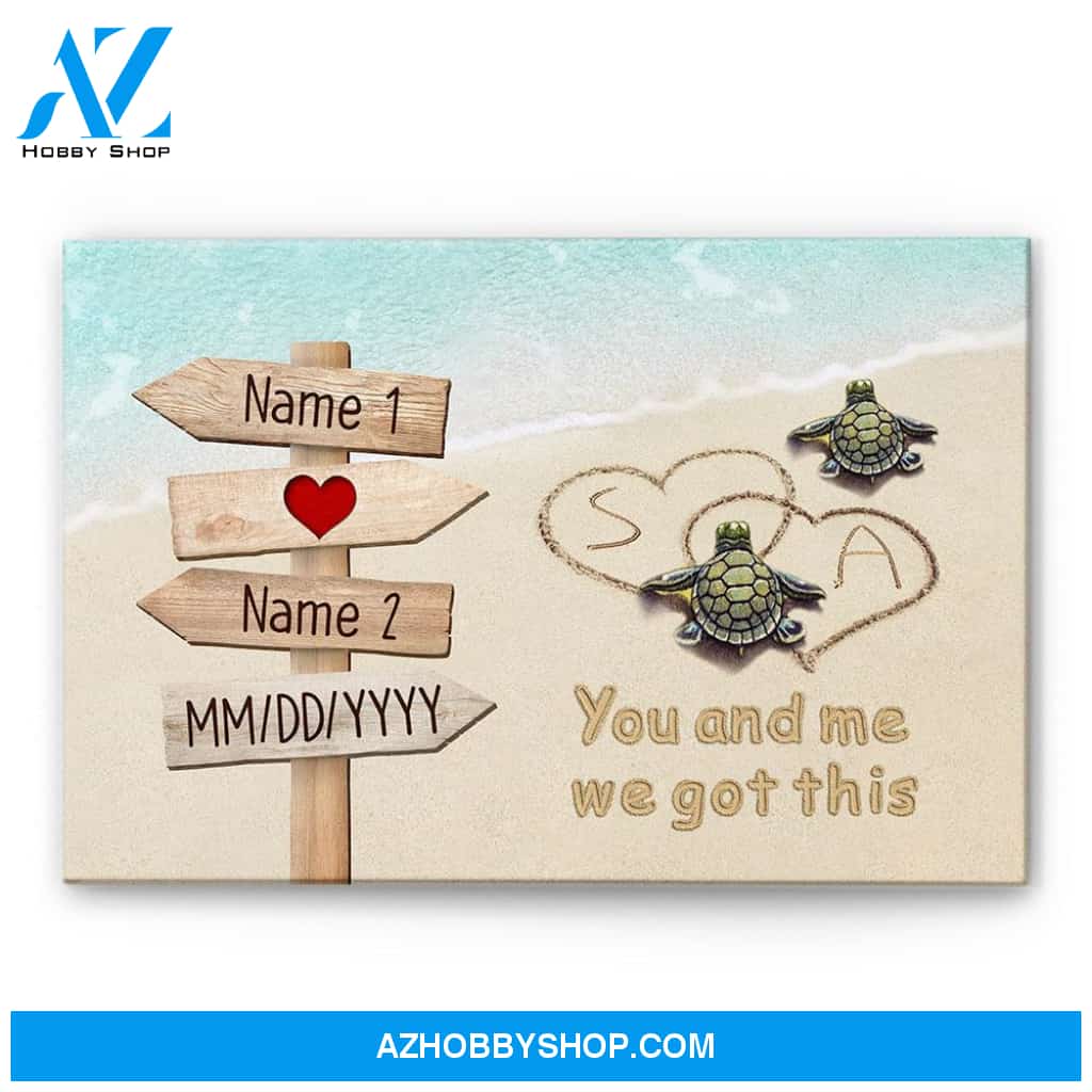 You And Me We Got This, Family Custom Poster/Canvas, Gift For Family, Couple, Husband, Wife