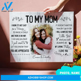Personalized Photo Canvas, You Are Appreciated Canvas Wall Art Gifts for mom, Mothers Day Gifts