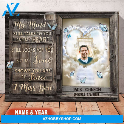 You Are At Peace Upload Photo Personalized Canvas
