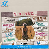 You Are Beautiful Canvas Gift For Daughter For Granddaughter