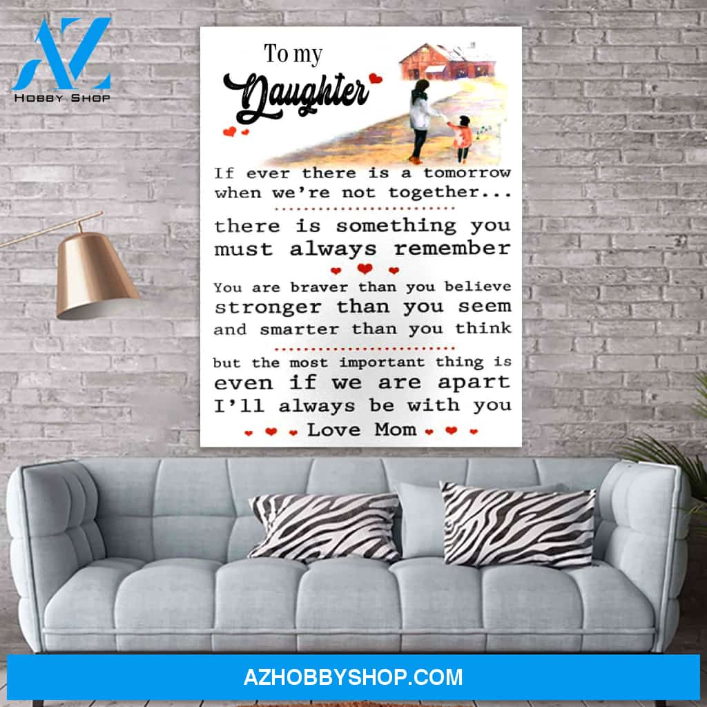 You Are Braver Than You Believe Canvas Print Wall Art - Matte Canvas