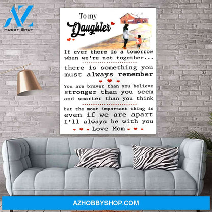 You Are Braver Than You Believe Canvas Print Wall Art - Matte Canvas