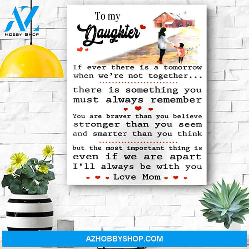 You Are Braver Than You Believe Canvas Print Wall Art - Matte Canvas