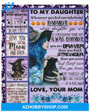 You Are Braver Than You Think Fleece Blanket Gift For Family Birthday Daughter Halloween Gift Home Decor Bedding Couch Sofa Soft and Comfy Cozy