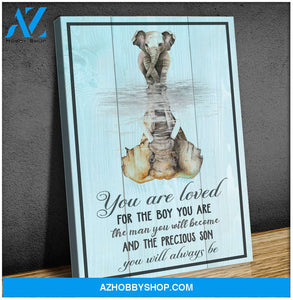 You Are Loved For The Boy - Personalized Canvas