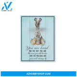 You Are Loved For The Boy - Personalized Canvas