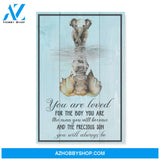 You Are Loved For The Boy - Personalized Canvas