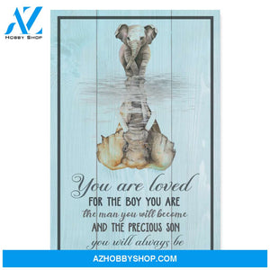 You Are Loved For The Boy - Personalized Canvas