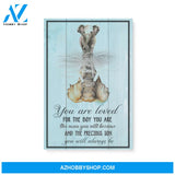 You Are Loved For The Boy - Personalized Canvas