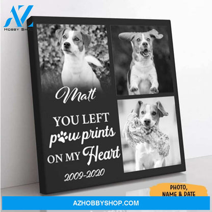 You Are My Favorite Hello, Personalized Square Canvas, Custom Gift for Pet Lovers