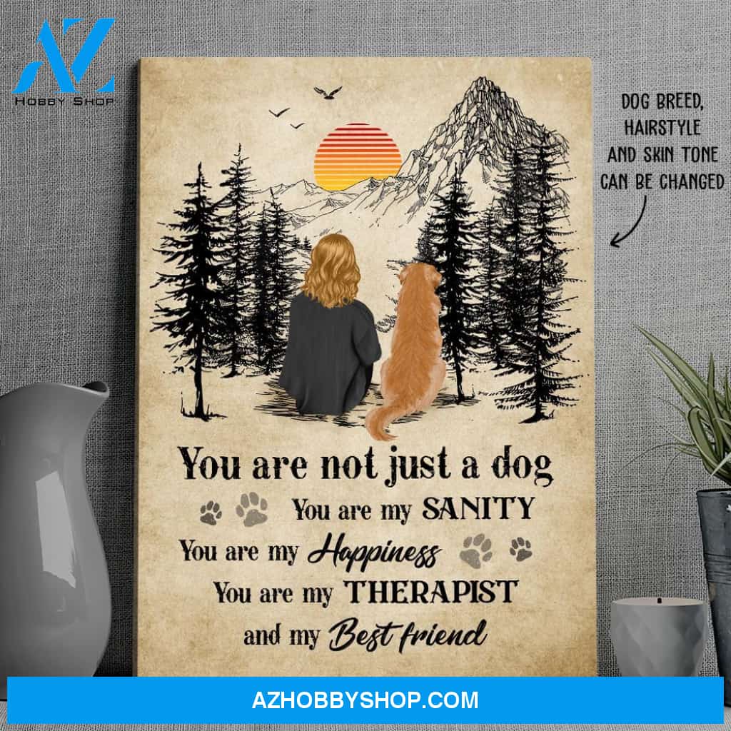 You Are My Happiness - Personalized Custom Matte Canvas