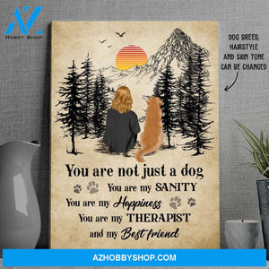 You Are My Happiness - Personalized Custom Matte Canvas