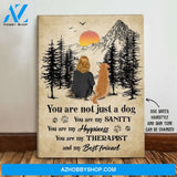 You Are My Happiness - Personalized Custom Matte Canvas