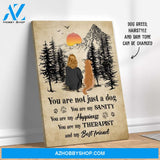 You Are My Happiness - Personalized Custom Matte Canvas
