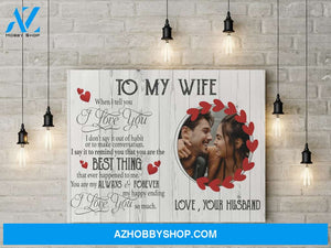 You are my happy ending - Personalized Canvas