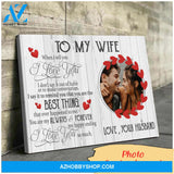 You are my happy ending - Personalized Canvas