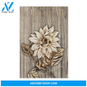 You Are My Sunshine Skull - Canvas