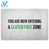 You Are Now Entering a Gluten Free Zone Doormat