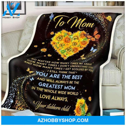 You Are The Best Gift For Mom Sunflower Blanket Sunflower Blanket Gift For Mom Birthday Gift Home Decor Bedding Couch Sofa Soft And Comfy Cozy