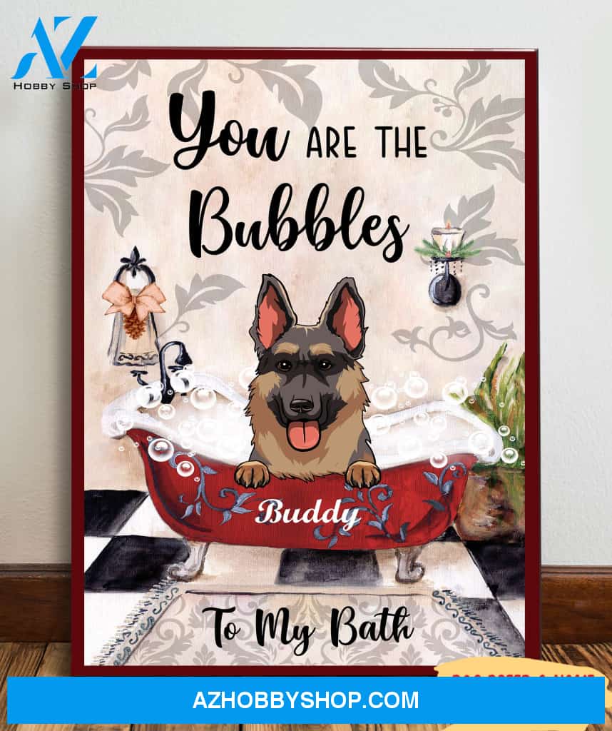 You Are The Bubbles To My Bath - Personalized Custom Canvas