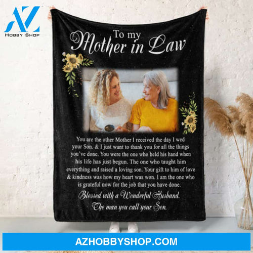You Are The Other Mother, Mother's Day Gifts For Mother In Law - Personalized Blanket - Gift for Mother-in-law