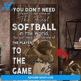 You don't need a ticket custom canvas prints With Photo