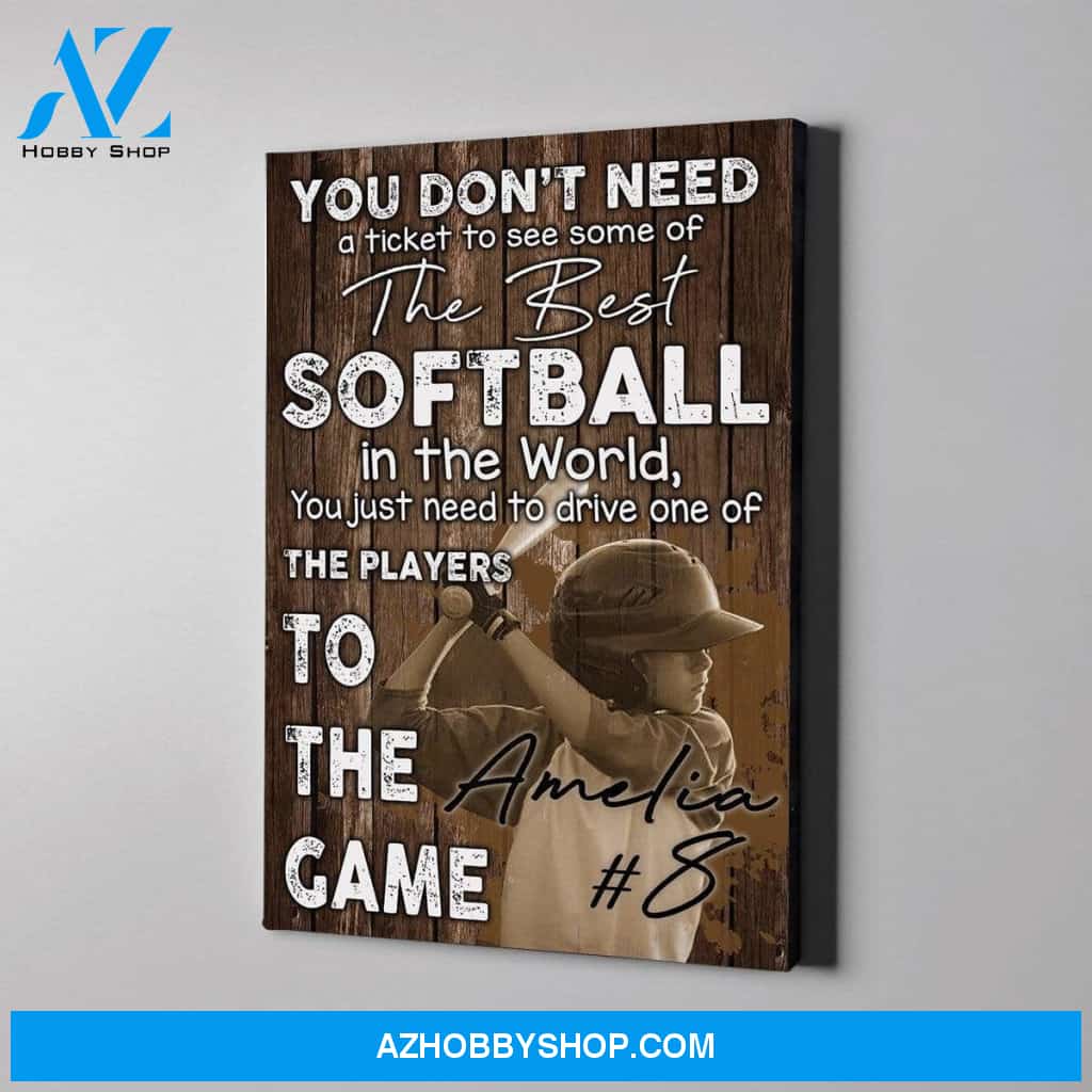 You don't need a ticket custom canvas prints With Photo