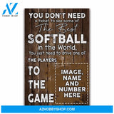 You don't need a ticket custom canvas prints With Photo