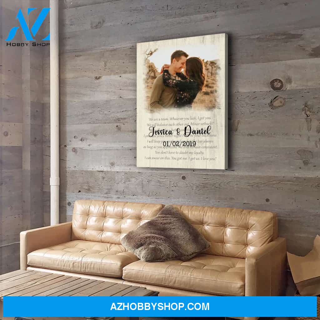 You Got Me, I Got Us 2 - Personalized Custom Photo Canvas