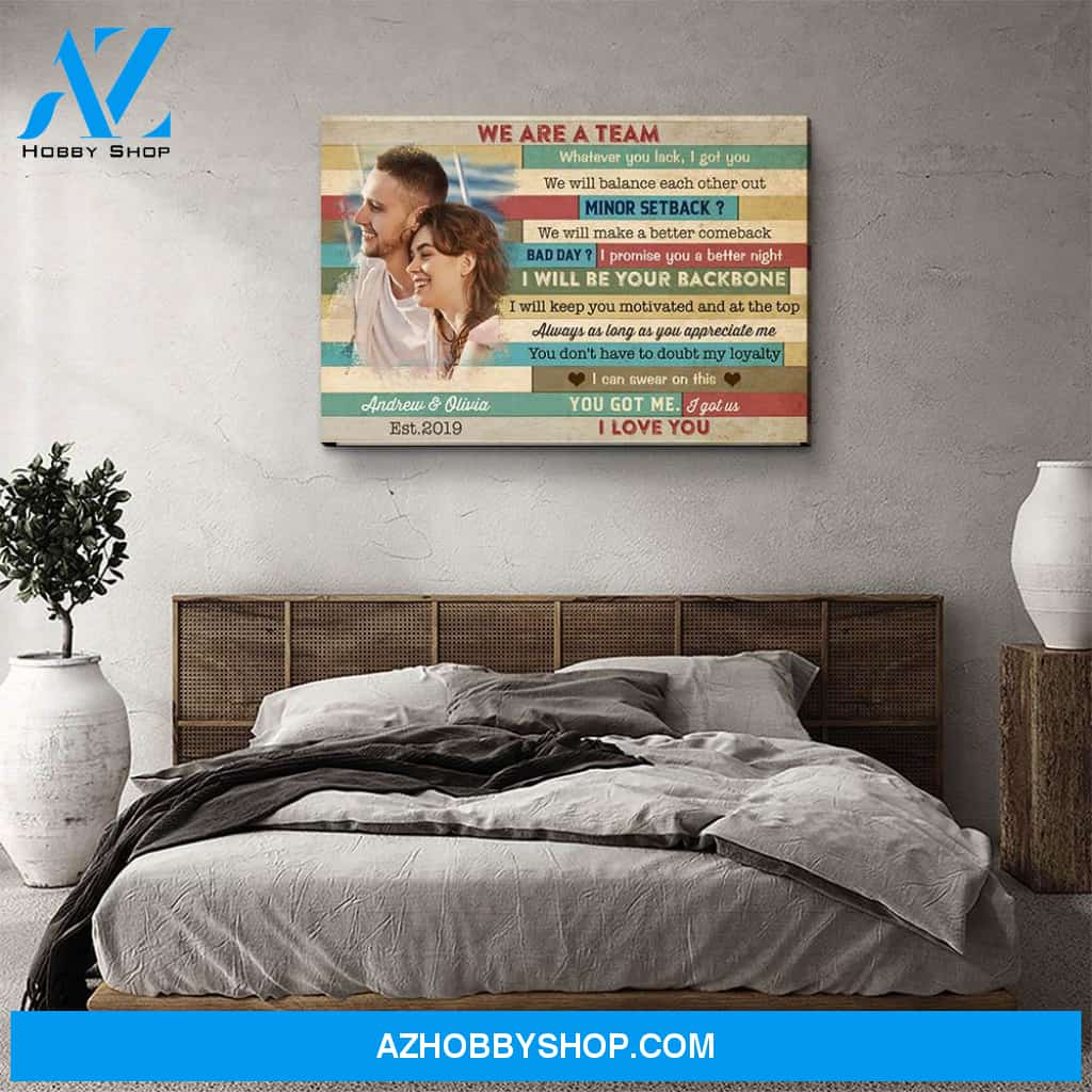 You Got Me, I Got Us 3 - Personalized Custom Photo Canvas
