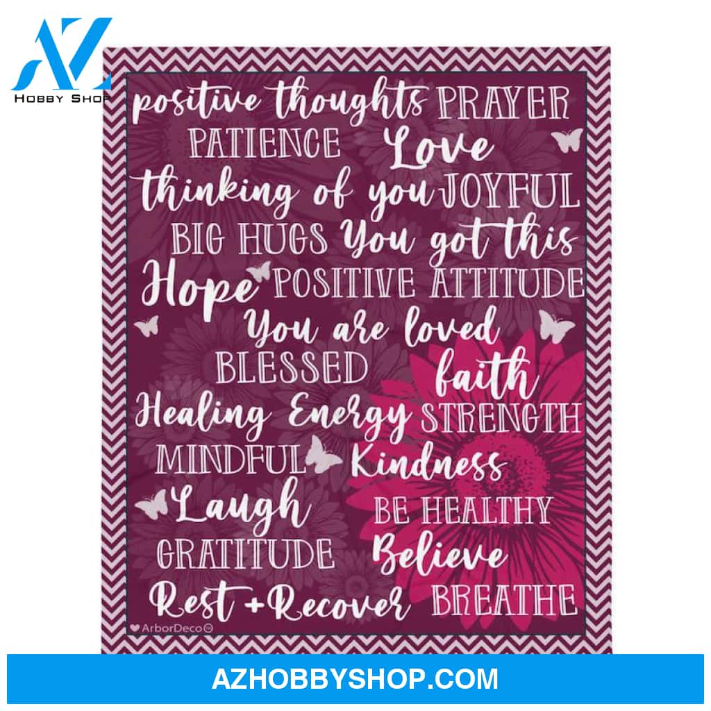 You Got This - Healing Message - Get Well Gift Blanket - Soft Lightweight Throw Blanket