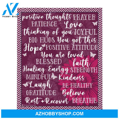 You Got This - Healing Message - Get Well Gift Blanket - Soft Lightweight Throw Blanket