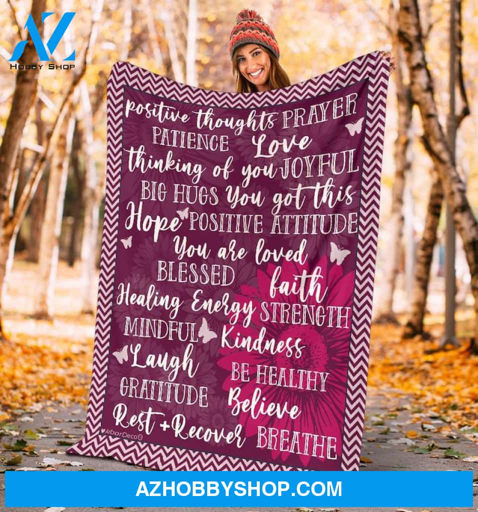 You Got This - Healing Message - Get Well Gift Blanket - Soft Lightweight Throw Blanket
