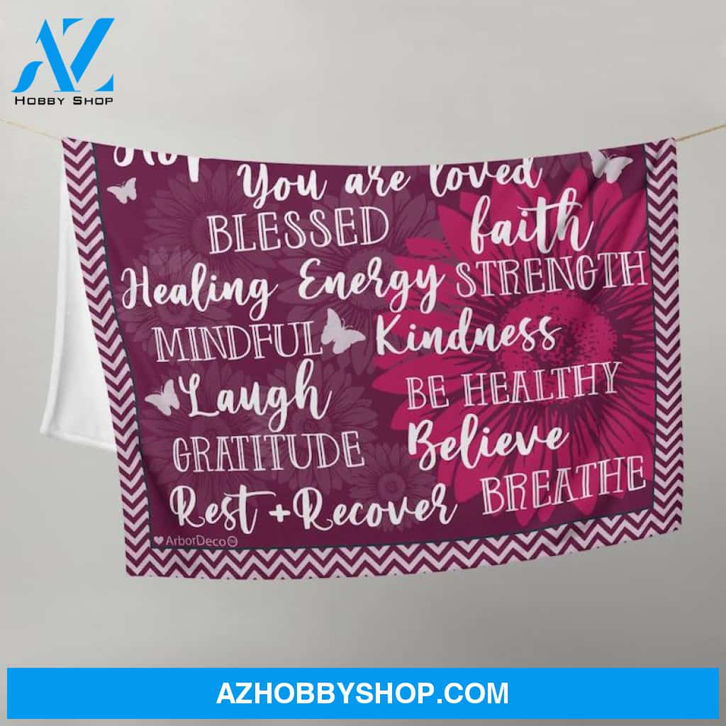 You Got This - Healing Message - Get Well Gift Blanket - Soft Lightweight Throw Blanket