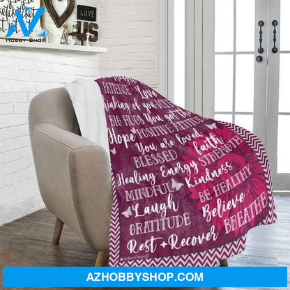 You Got This - Healing Message - Get Well Gift Blanket - Soft Lightweight Throw Blanket