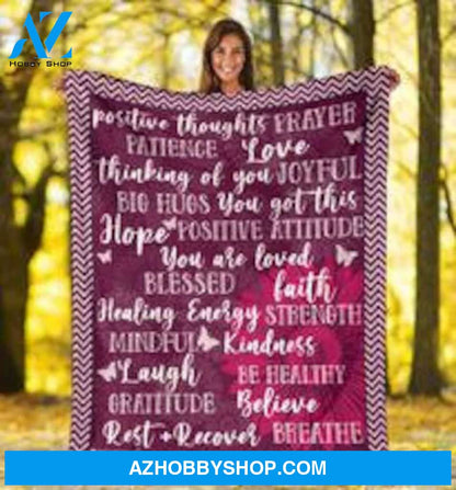 You Got This - Healing Message - Get Well Gift Blanket - Soft Lightweight Throw Blanket
