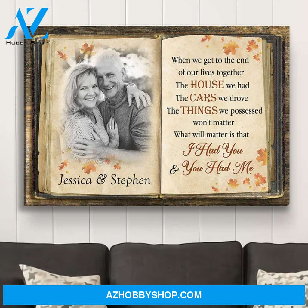 You Had Me - Personalized Custom Photo Canvas