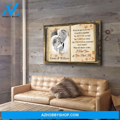 You Had Me - Personalized Custom Photo Canvas