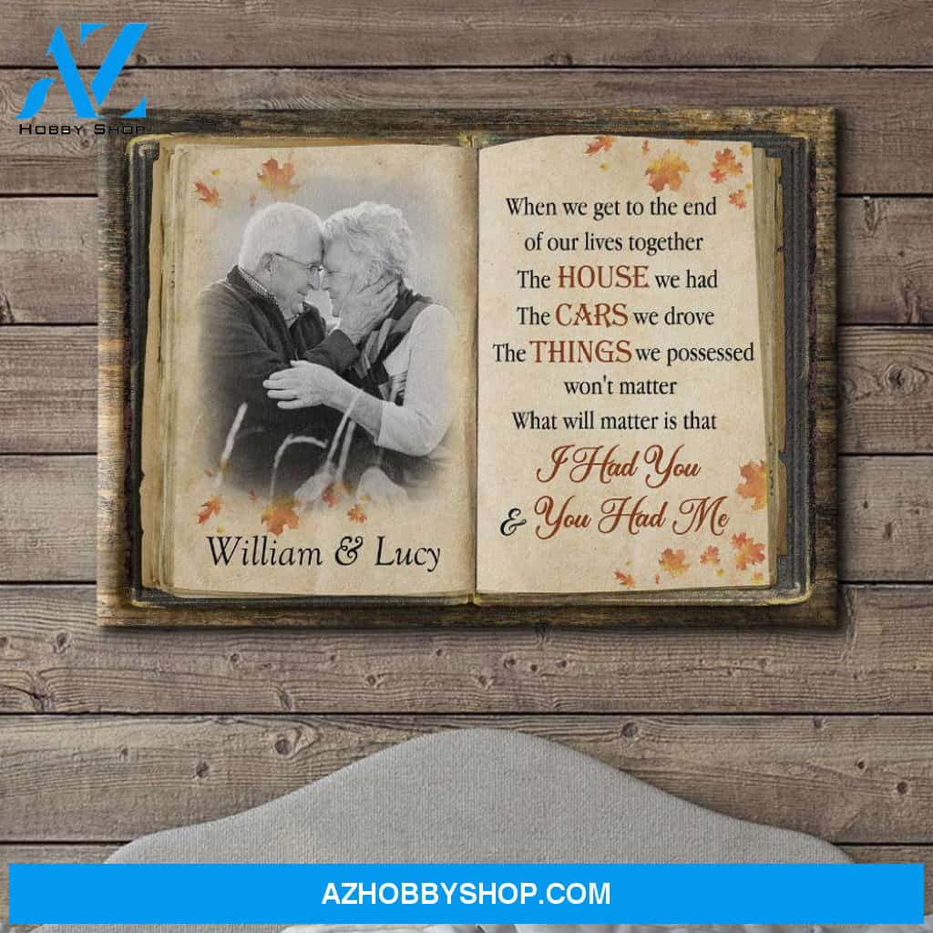 You Had Me - Personalized Custom Photo Canvas