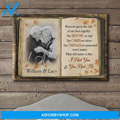 You Had Me - Personalized Custom Photo Canvas