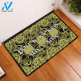 You Knocked We Came All Over Printing Doormat | Welcome Mat | House Warming Gift