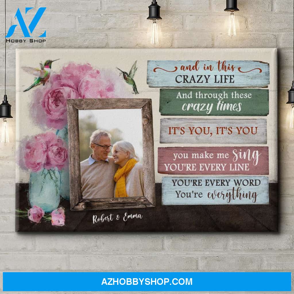 You Make Me Sing - Personalized Custom Photo Canvas
