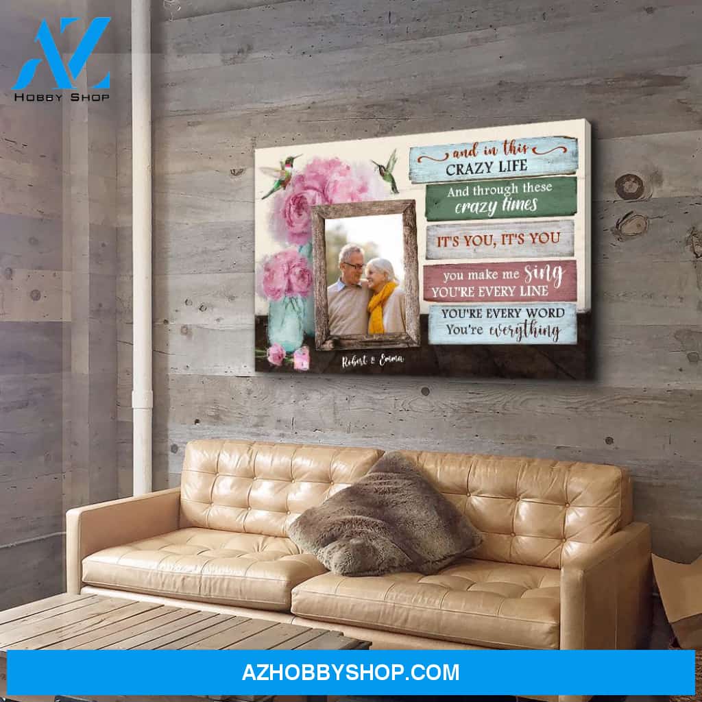You Make Me Sing - Personalized Custom Photo Canvas