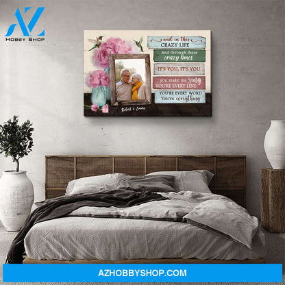 You Make Me Sing - Personalized Custom Photo Canvas