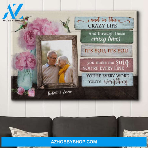 You Make Me Sing - Personalized Custom Photo Canvas